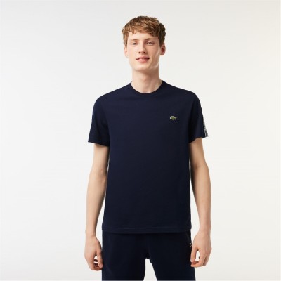 тениска,облекла,на,разпродажба,мъжки,тениски,lacoste,tape,t,shirt,navy,blue