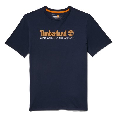 тениска,мъжки,тениски,timberland,logo,print,t,shirt,dark,sapphire