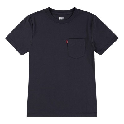 юношеска,тениска,детски,облекла,levis,pocket,t,shirt,juniors,jet,black,g52