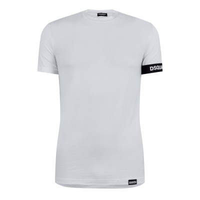 тениска,облекла,на,разпродажба,мъжки,тениски,dsquared2,logo,t,shirt,white