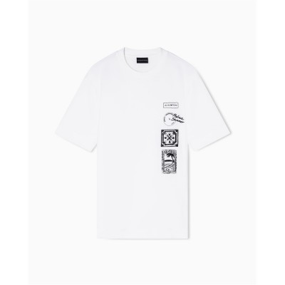 мъжки,тениски,emporio,armani,t,shirt,off,white