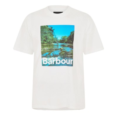тениска,мъжки,тениски,barbour,sprouston,t,shirt,white,wh11