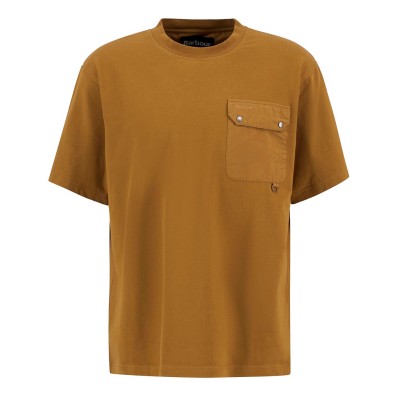 тениска,облекла,на,разпродажба,мъжки,тениски,barbour,leazes,t,shirt,bronze,br71