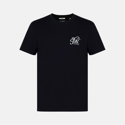тениска,мъжки,тениски,jack,wills,men's,script,cotton,short,sleeve,crew,neck,oversized,t,shirt,black