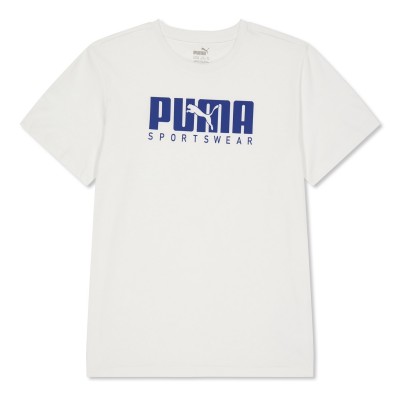 детска,тениска,разпродажба,puma,детски,3/4,панталони,детски,тениски,puma,unisex,kids',key,graphic,t,shirt,puma,white