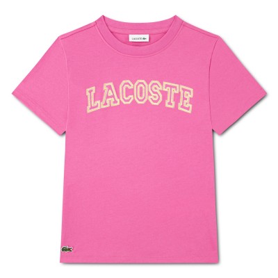 тениска,детски,3/4,панталони,lacoste,lacoste,embroid,tee,jn62,fuschia,glh