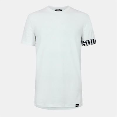 тениска,облекла,на,разпродажба,мъжки,тениски,dsquared2,men's,dsq,urban,slim,fit,t,shirt,white,black