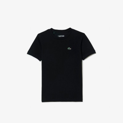 тениска,lacoste,kids,t,shirt,black,k96
