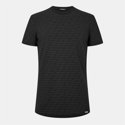 тениска,облекла,на,разпродажба,мъжки,тениски,dsquared2,men's,dsq,heritage,slim,fit,t,shirt,black