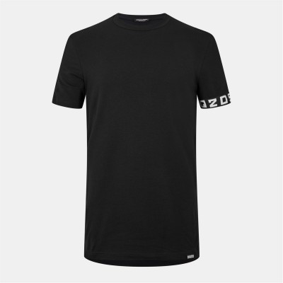 тениска,облекла,на,разпродажба,мъжки,тениски,dsquared2,tape,logo,t,shirt,black