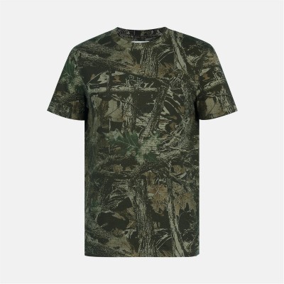 тениска,мъжки,тениски,firetrap,men's,cotton,short,sleeve,crew,neck,t,shirt,khaki,camo