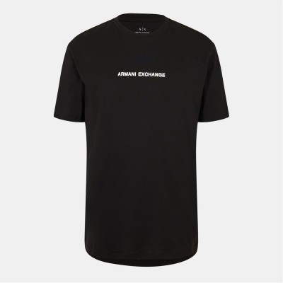 тениска,мъжки,тениски,armani,exchange,men's,regular,fit,t,shirt,black,uc001