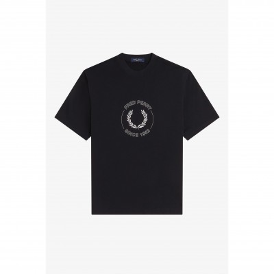 тениска,мъжки,тениски,fred,perry,men,s,t,shirt,black,102