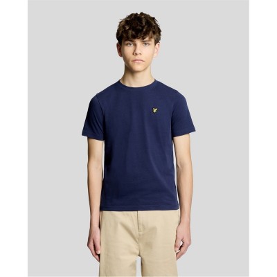 детска,тениска,детски,3/4,панталони,детски,тениски,lyle,and,scott,lyle,&,scott,kids,plain,cotton,t,shirt,navy