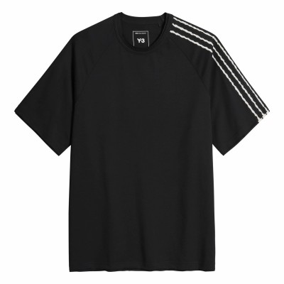 тениска,облекла,на,разпродажба,мъжки,тениски,y3,men's,regular,fit,t,shirt,black