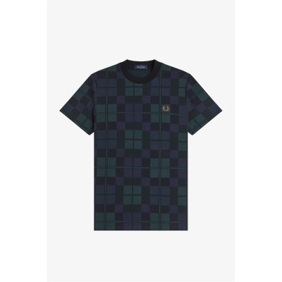 тениска,облекла,на,разпродажба,мъжки,тениски,fred,perry,fred,blackwatch,tee,sn61,blackwatch,37a