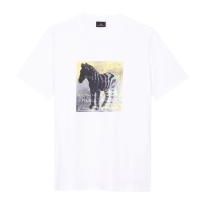 тениска,облекла,на,разпродажба,ps,paul,smith,ps,square,zebra,tee,sn42,white,01