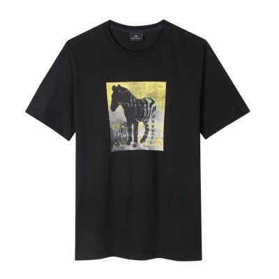 тениска,облекла,на,разпродажба,ps,paul,smith,ps,square,zebra,tee,sn42,black,79