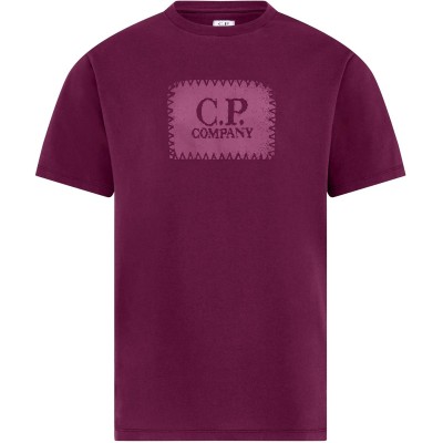 тениска,облекла,на,разпродажба,мъжки,тениски,cp,company,men's,block,logo,regular,fit,t,shirt,potent,prpl,790