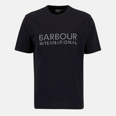 тениска,облекла,на,разпродажба,мъжки,тениски,barbour,international,bertie,t,shirt,black,bk11