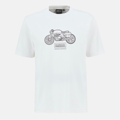 тениска,облекла,на,разпродажба,мъжки,тениски,barbour,international,morris,motorbike,graphic,t,shirt,whispr,wht,wh32