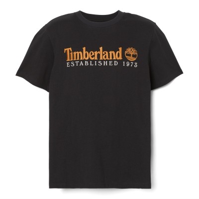 тениска,облекла,на,разпродажба,мъжки,тениски,timberland,heritage,t,shirt,black,white