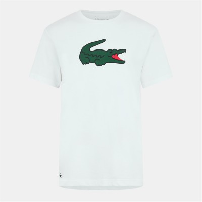 облекла,на,разпродажба,мъжки,тениски,lacoste,tee,shirt,sn99,white,green