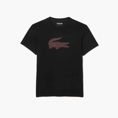 тениска,мъжки,тениски,lacoste,large,croc,ii,t,shirt,black,7v2