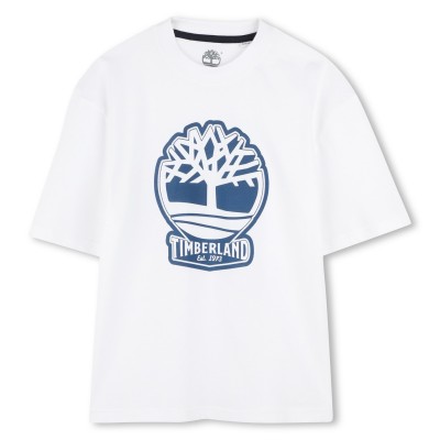 юношеска,тениска,детски,облекла,timberland,logo,print,t,shirt,juniors,white