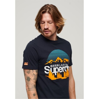 тениска,облекла,на,разпродажба,мъжки,тениски,superdry,superdry,graphic,tee,sn42,navy
