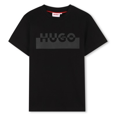 тениска,детски,облекла,hugo,hugo,ss,logo,tee,jn54,black,09b
