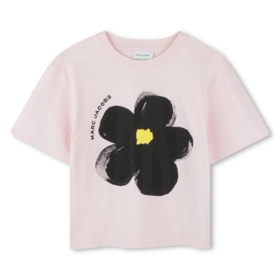 юношеска,тениска,детски,облекла,marc,jacobs,jersey,daisy,t,shirt,juniors,pink