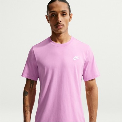 мъжка,тениска,разпродажба,nike,мъжки,тениски,nike,sportswear,club,t,shirt,mens,magenta,sl