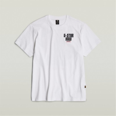 тениска,облекла,на,разпродажба,мъжки,тениски,g,star,engine,back,graphic,loose,t,shirt,white