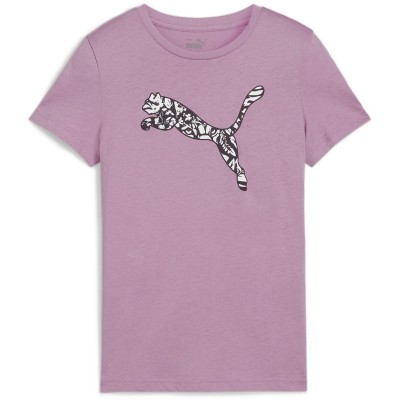 детска,тениска,разпродажба,puma,детски,тениски,puma,ess+,graphic,tropicat,tee,g,t,shirt,unisex,kids,mauved,out