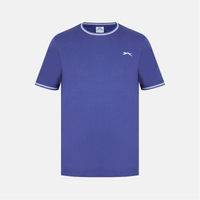 мъжка,тениска,мъжки,тениски,slazenger,tipped,t,shirt,mens,bluebell