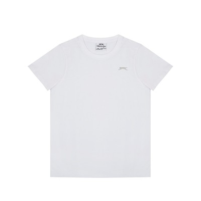 детска,тениска,детски,тениски,slazenger,junior,boys,plain,tee,shirt,white