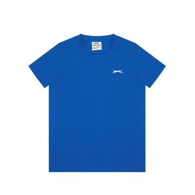 детска,тениска,детски,тениски,slazenger,junior,boys,plain,tee,shirt,royal,blue