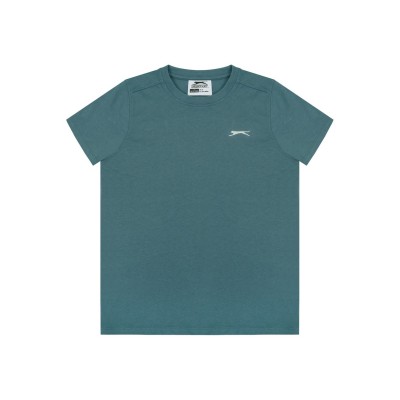 детска,тениска,детски,тениски,детски,облекла,slazenger,junior,boys,plain,tee,shirt,teal