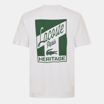 тениска,мъжки,тениски,lacoste,men,s,graphic,regular,fit,t,shirt,white,001