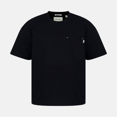 тениска,мъжки,тениски,jack,wills,men's,oversized,t,shirt,black