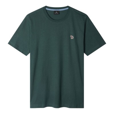 тениска,мъжки,тениски,ps,paul,smith,men's,regular,fit,zebra,crew,neck,t,shirt,green,37d