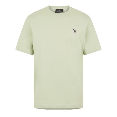 тениска,мъжки,тениски,ps,paul,smith,men's,regular,fit,zebra,crew,neck,t,shirt,green,30