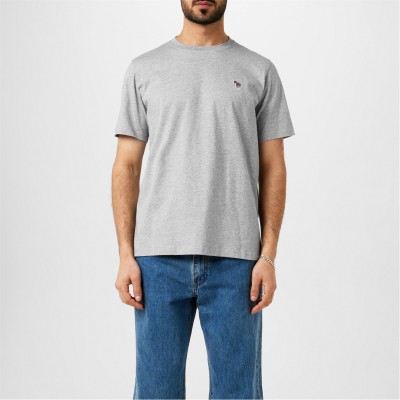 тениска,облекла,на,разпродажба,ps,paul,smith,zebra,crew,neck,t,shirt,grey,marl,72