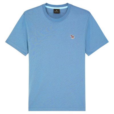 тениска,облекла,на,разпродажба,мъжки,тениски,ps,paul,smith,men's,regular,fit,zebra,crew,neck,t,shirt,blue,43g