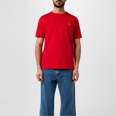 тениска,облекла,на,разпродажба,ps,paul,smith,zebra,crew,neck,t,shirt,red,25