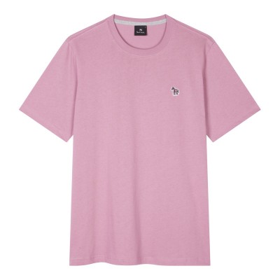 тениска,облекла,на,разпродажба,мъжки,тениски,ps,paul,smith,men's,regular,fit,zebra,crew,neck,t,shirt,mauve,55