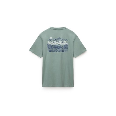 тениска,мъжки,тениски,napapijri,graphic,t,shirt,green,g1x