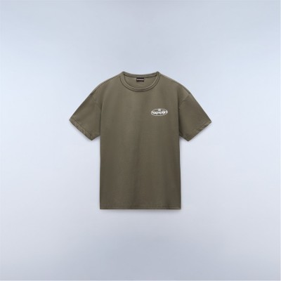 мъжка,тениска,мъжки,тениски,napapijri,graphic,t,shirt,mens,green,g0a