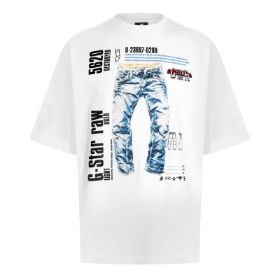 тениска,облекла,на,разпродажба,мъжки,тениски,g,star,modelkit,print,boxy,t,shirt,wht,elwood